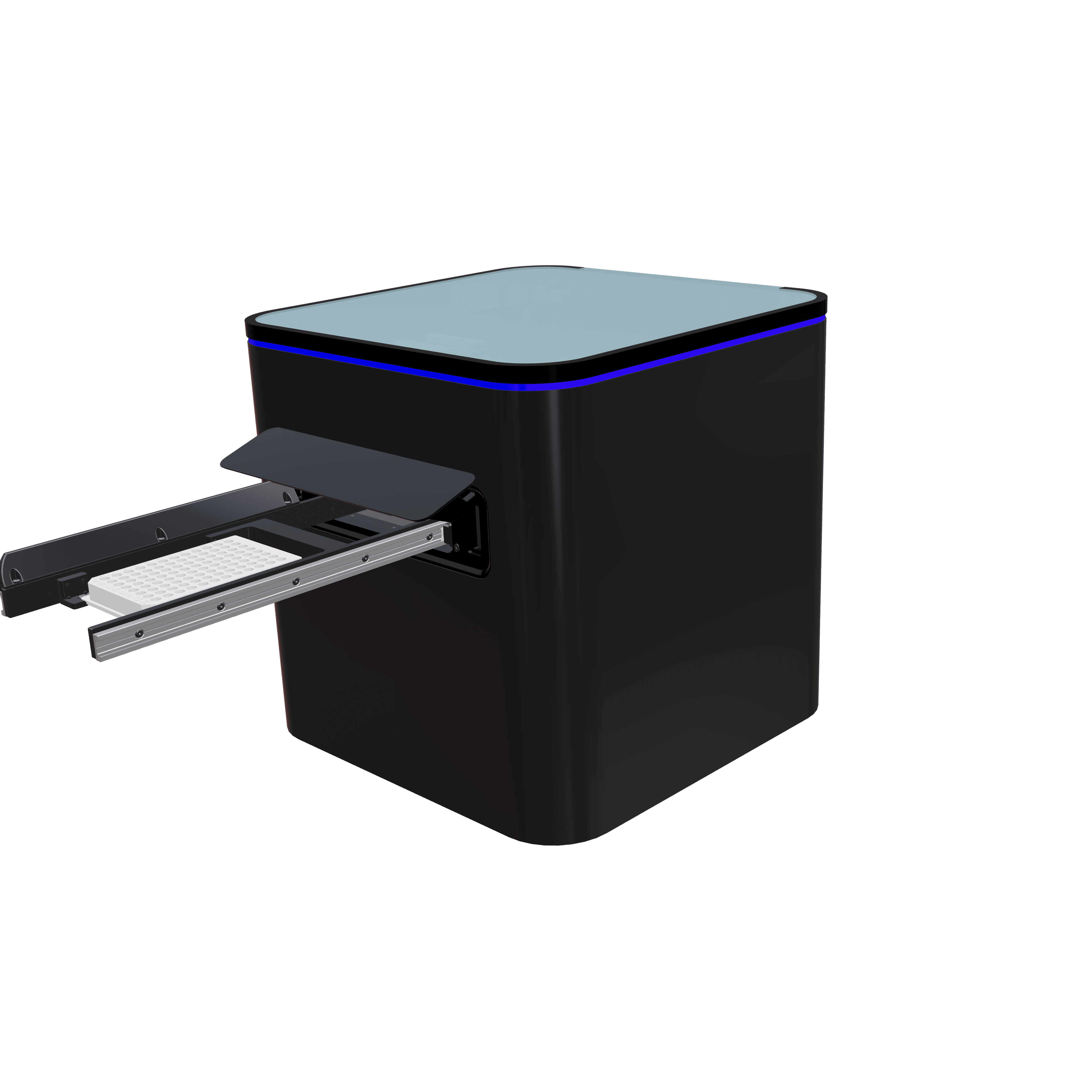 Microscope complete front view